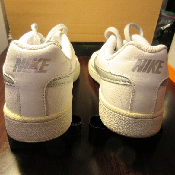Nike Court Royale White Metallic Silver women's sneaker size 9.5 - Picture 6 of 7